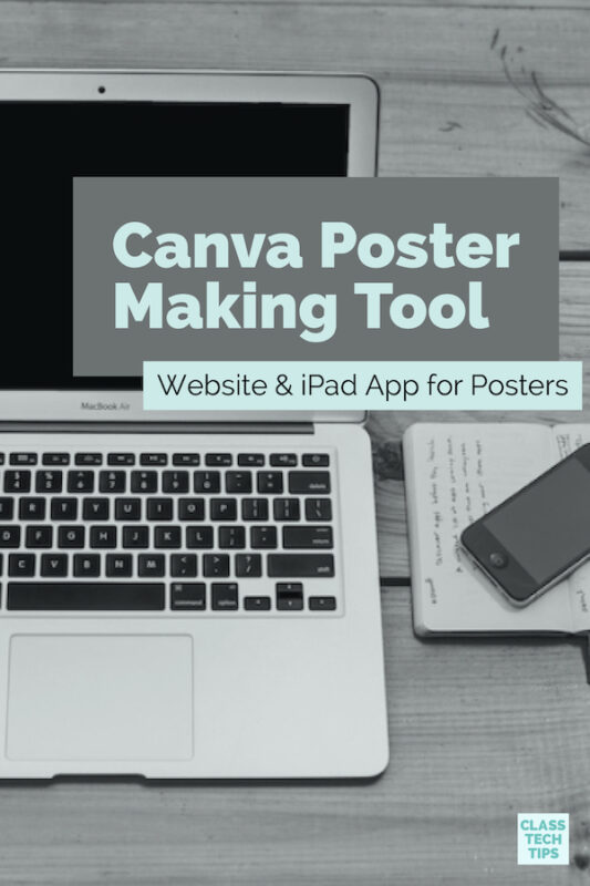 Canva Poster Making Tool Website & iPad App for Posters