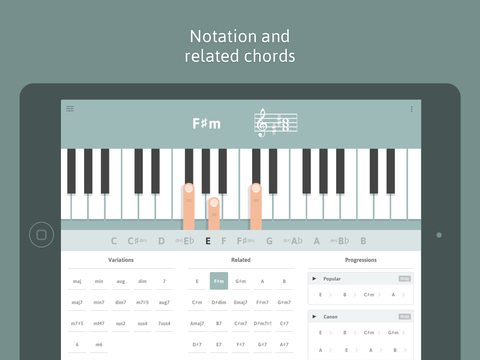 Cheeky Fingers Piano Chord Dictionary App - Class Tech Tips