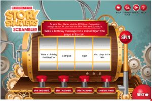 Scholastic Story Starters Writing Prompts on the Web