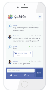 Chat-Based, On-Demand Tutoring Service from GradeSlam