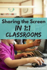 Sharing the Screen in 1:1 Classrooms: Collaborative Activities for Kids