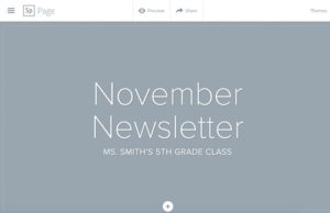how-to-create-a-class-newsletter-with-spark-page-1