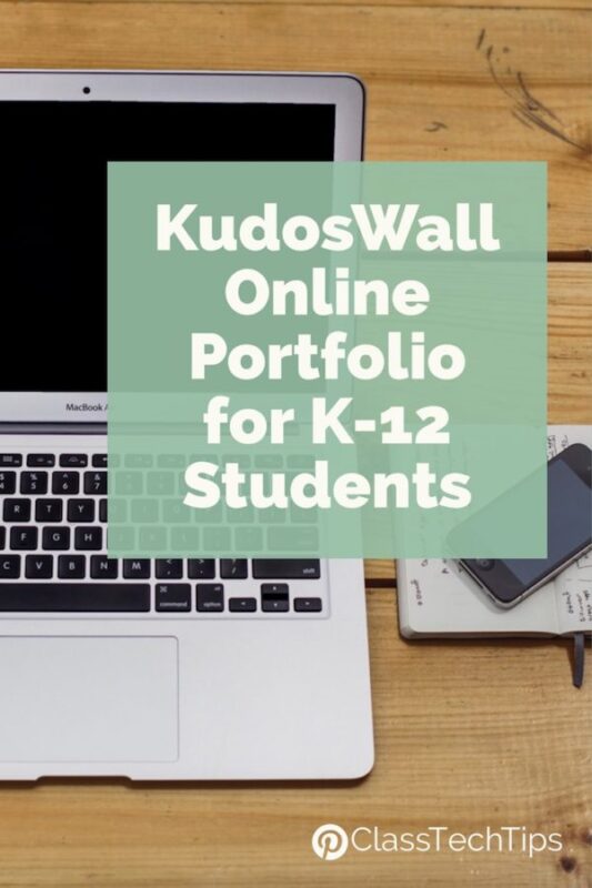 KudosWall Online Portfolio for K-12 Students
