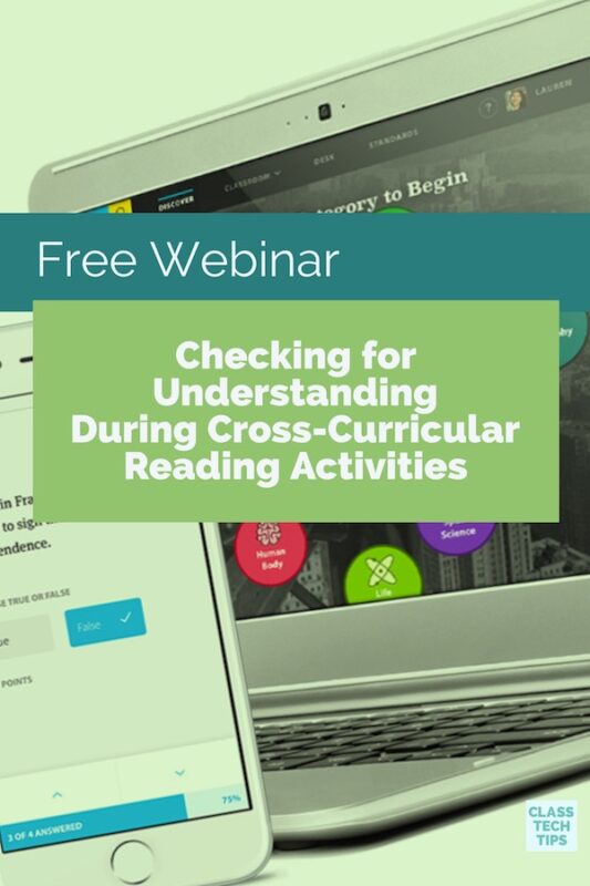 Free Webinar Checking for Understanding During Cross-Curricular Reading Activities 5
