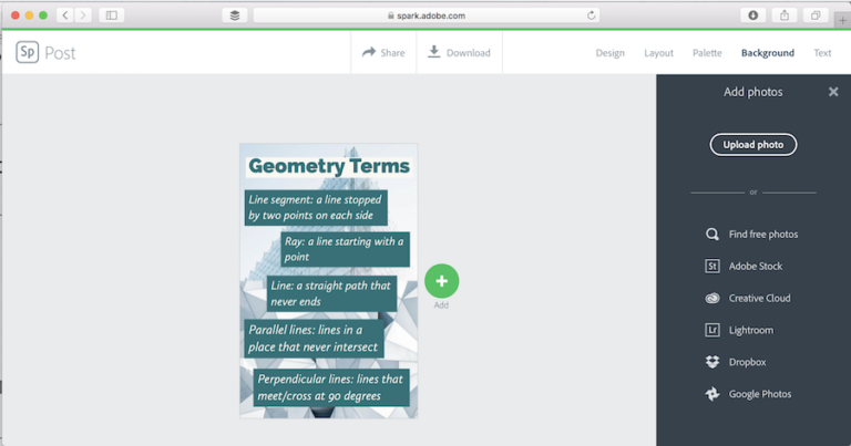 Creating Classroom Posters with Adobe Spark Post - Class Tech Tips