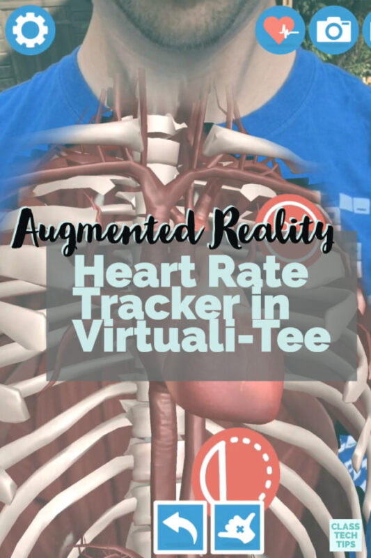 Augmented Reality Heart Rate Tracker in Virtuali-Tee