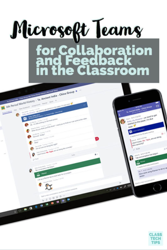 Microsoft Teams for Collaboration and Feedback 5