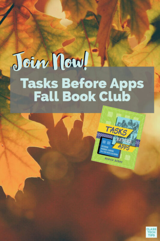 Tasks Before Apps Fall Book Club 3