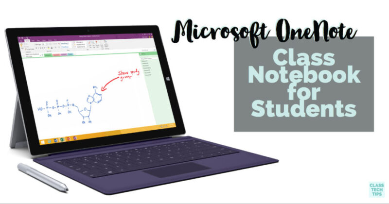 onenote class notebook canvas