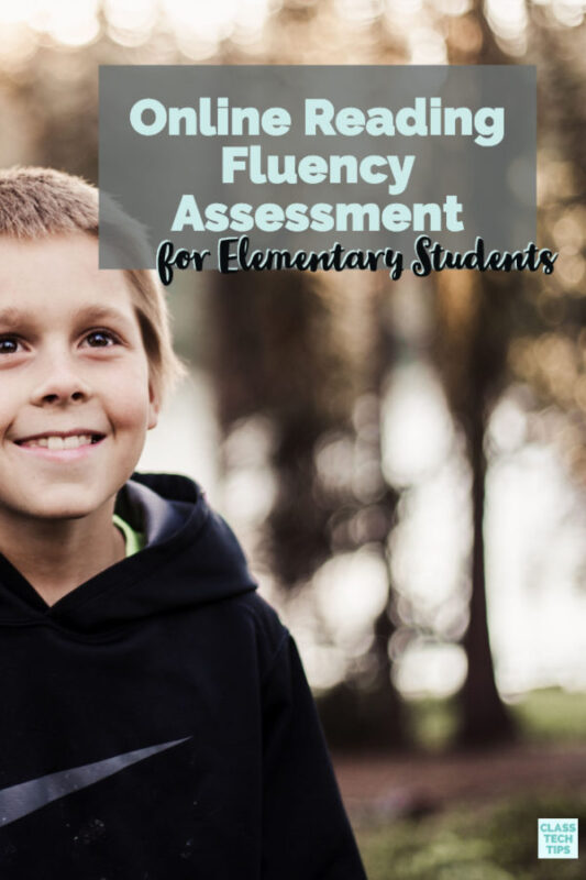 There is a powerful online reading fluency assessment designed specifically for elementary students that you can use in your classroom this school year.