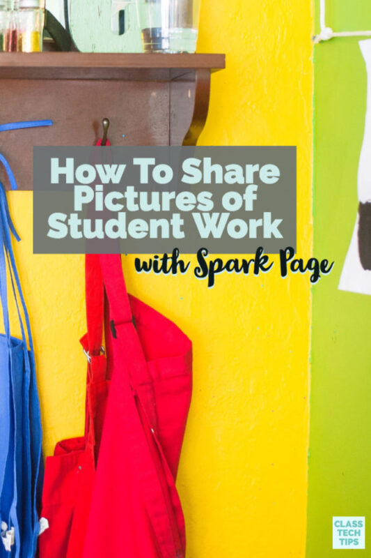 Learn how to share pictures of student work with Adobe Spark Page. You can snap pictures, share text, and so much more with this website creator.