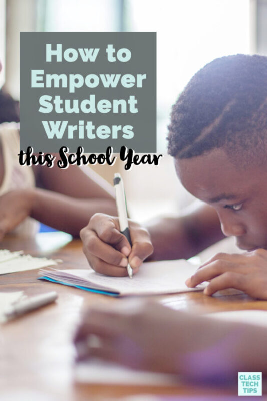 Learn how to empower student writers throughout the school year with these special resources for students in elementary and middle school.