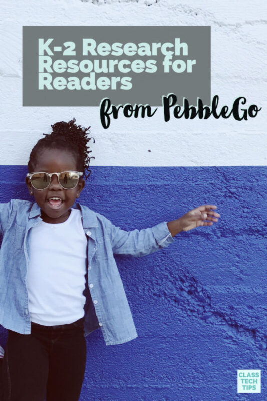 K-2 Research Resources for Readers from PebbleGo 3