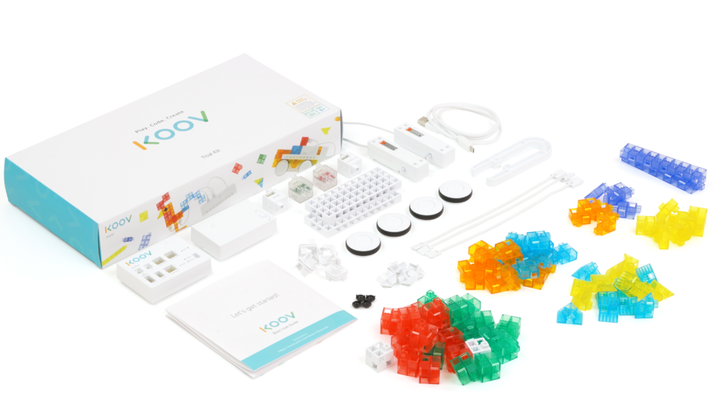 Learn about the new KOOV Trial Kit for hands-on classroom coding, robotics, and design from the folks at SONY and creators of the KOOV Educator Kit.