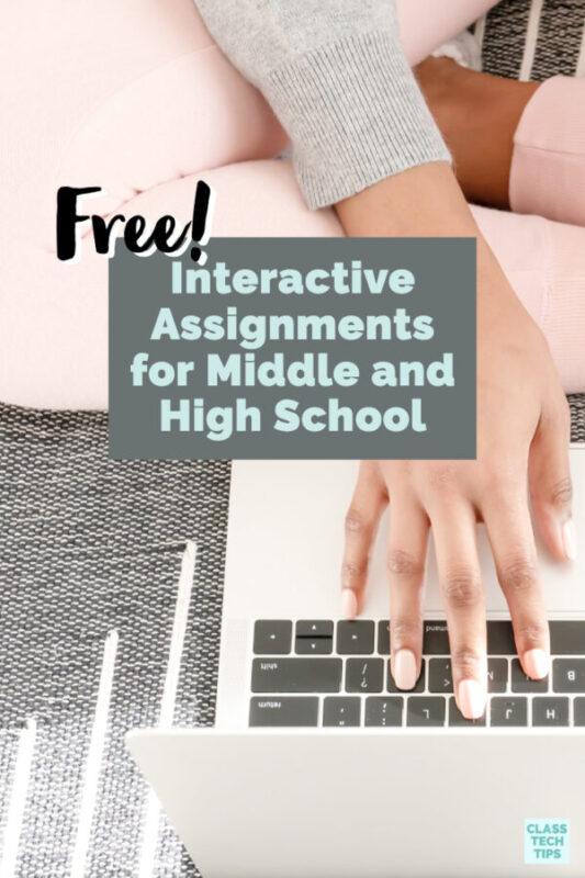 Learn about high-quality, free resources for teachers, including a fantastic platform for interactive assignments for students in middle and high school.