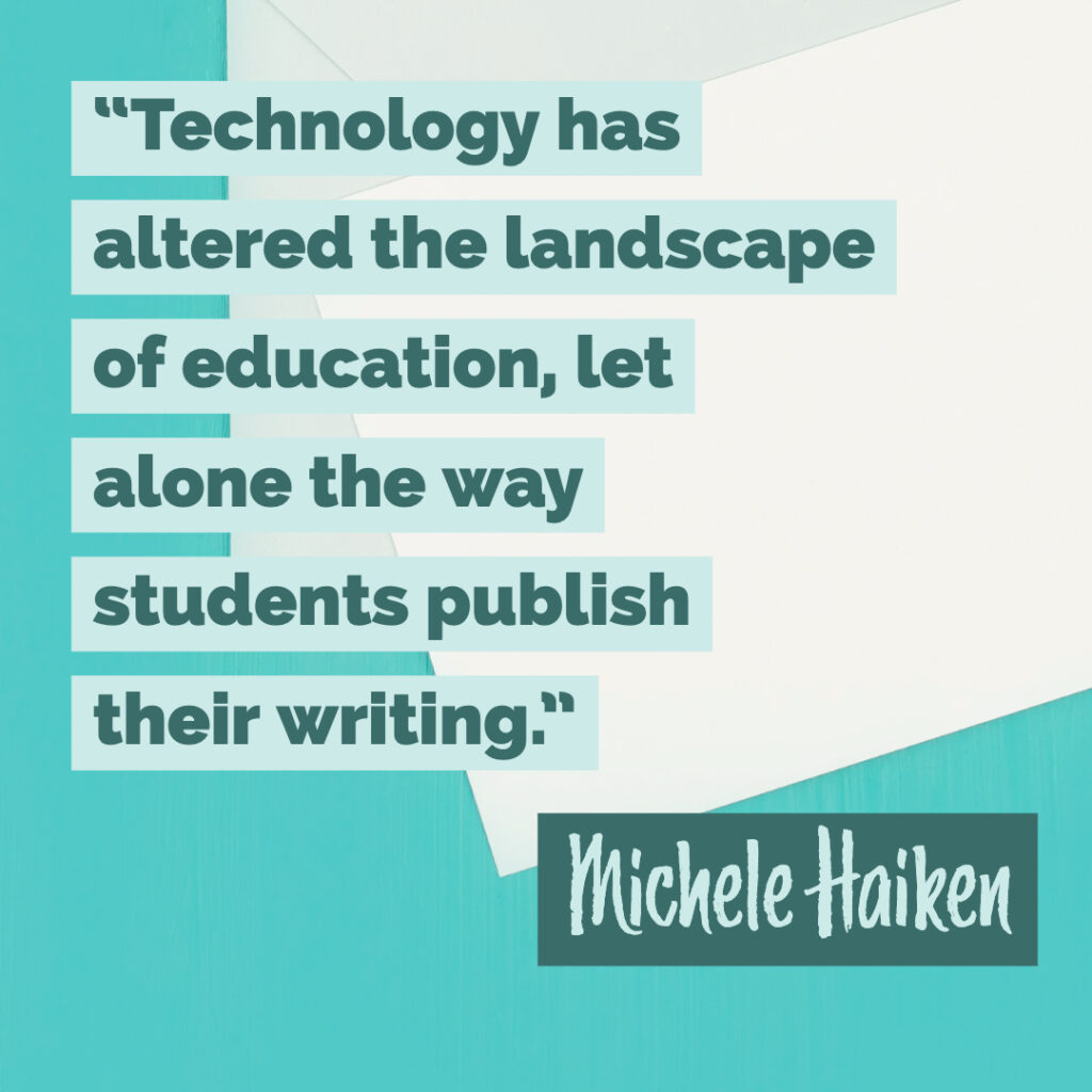 Learn how to support student writers this school year using technology and with more traditional methods. Hear from author Michele Haiken and her new book.