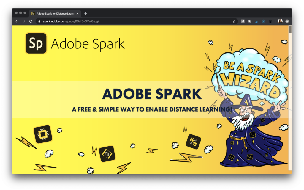 Check out this rundown of must-see Adobe distance learning resources featuring Adobe Spark blog posts, webinars, courses, and more!
