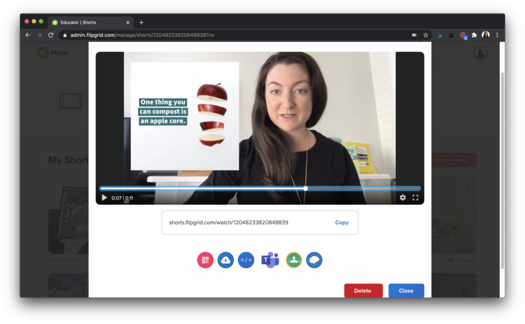 Learn how to use Spark Post and Flipgrid Shorts to create engaging instructional videos for blended learning and distance learning.