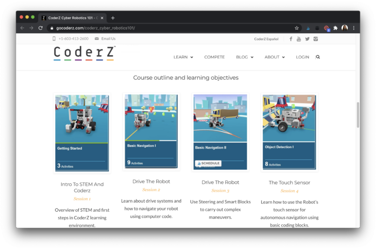 Virtual Robotics Competition for Students from CoderZ - Class Tech Tips
