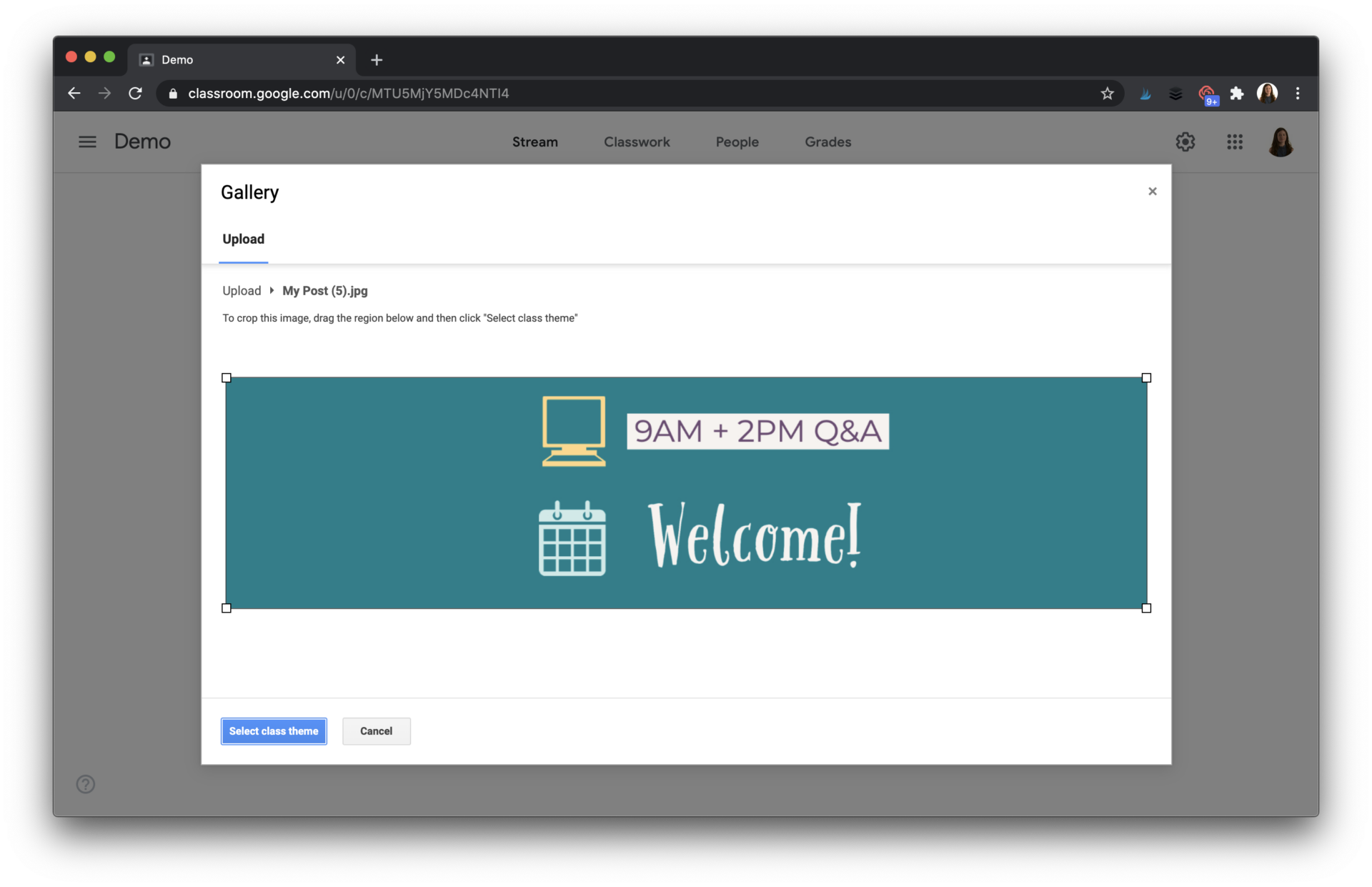 How to Customize Your Google Classroom Banner Class Tech Tips