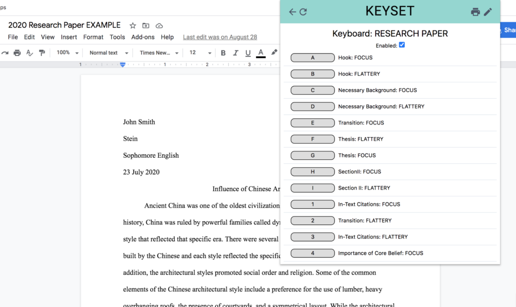 Keyset's Google Chrome extension can help you give faster student feedback this school year