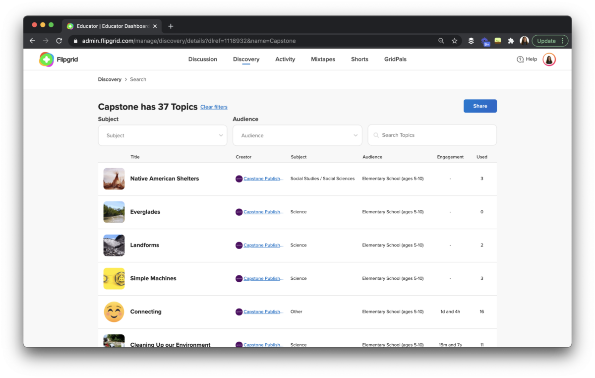 Quick, Creative Reading Responses with Capstone Connect and Flipgrid