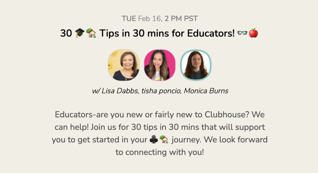 What is Clubhouse? This new social media platform is gaining traction, and it's been exciting to see how many educators are joining in.
