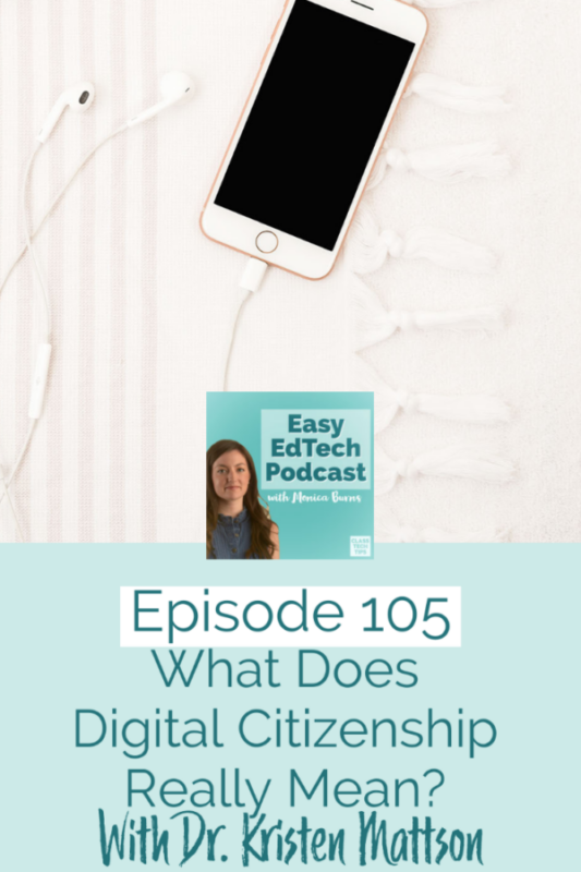 In this episode, ISTE author Dr. Kristen Mattson breaks down the term digital citizenship and provides examples of how to incorporate digital citizenship into any subject area. You’ll learn about curriculum resources and strategies to teach digital citizenship to students of all ages.