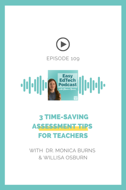 Looking to save time in your assessment routine? In this episode, Willisa Osburn shares three time-saving tips for formative and summative assessment alongside some favorite tools. You’ll hear about automating tasks, setting up your digital workspace, and the long-term benefits of vertical planning.