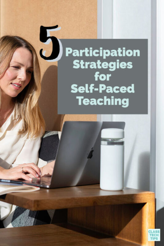 What does participation look like in a self-paced distance learning classroom? Check out these participation strategies for virtual learning.