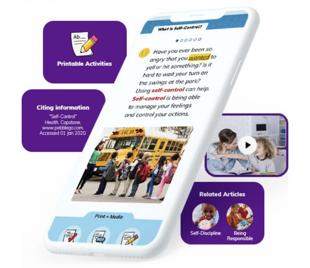 Learn how to reinforce SEL this summer with your elementary readers through the resources in PebbleGo Health from Capstone.