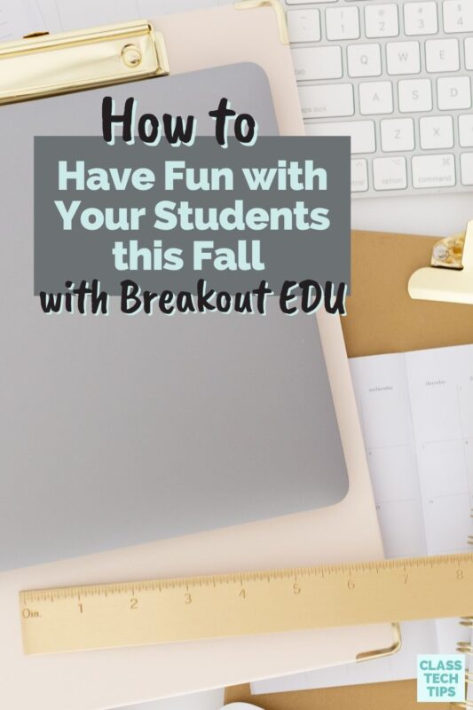 To help kick off the school year in a collaborative way and to simply have fun with your students this fall, the team at Breakout EDU has you covered. They know that collaboration is key, and the beginning of the school year is the perfect time to bring students together for high-interest, super engaging activities.