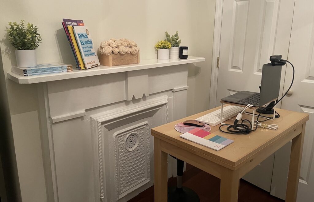 Take a look at my EdTech Workspace and learn about some of my favorite products to support my work at home supporting educators.