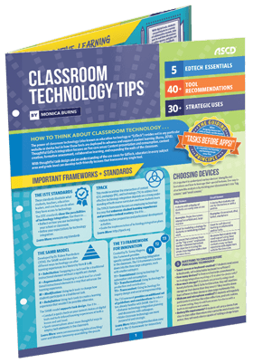 Quick Reference Guide: Classroom Technology Tips, by Monica Burns
