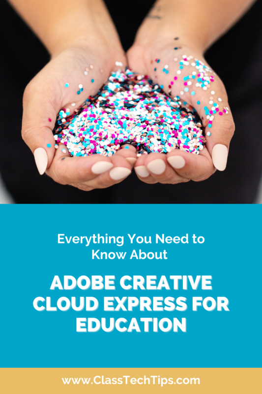Adobe Spark for Education is now Adobe Creative Cloud Express! It’s free for K-12 schools, and students can make graphics, pages, and videos.