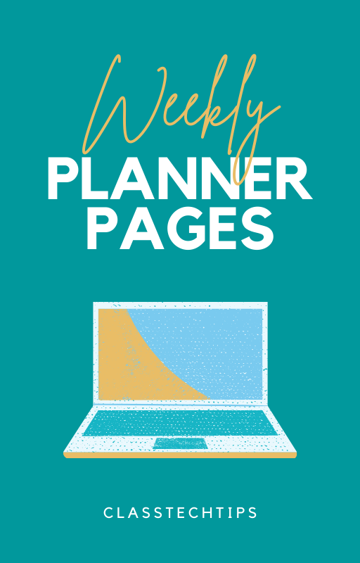 Free gift: Weekly Planner Pages for Teachers and Educators