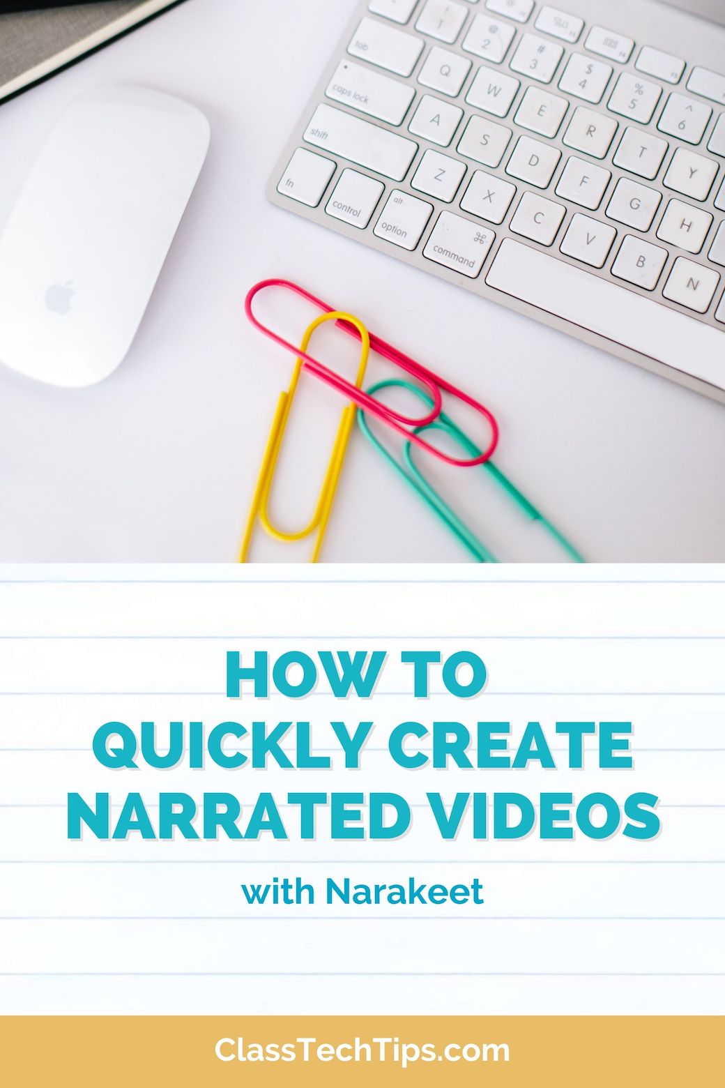 You can quickly create narrated videos to share with students, colleagues, and families using Narakeet to transform your slide decks.