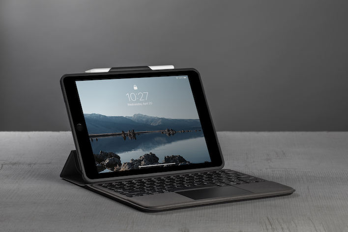 An iPad Bluetooth Keyboard and Surface Laptop SE Case
