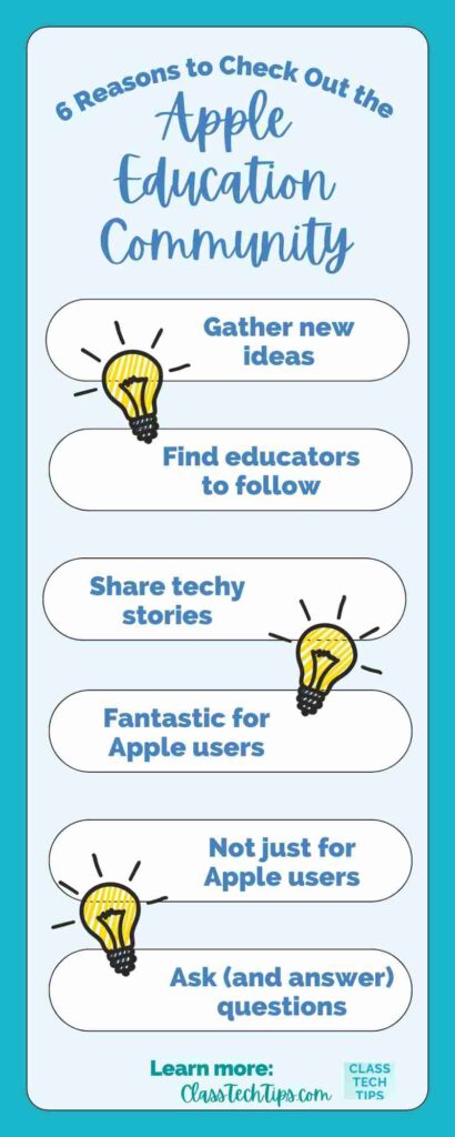Apple Education Community - Infographic
