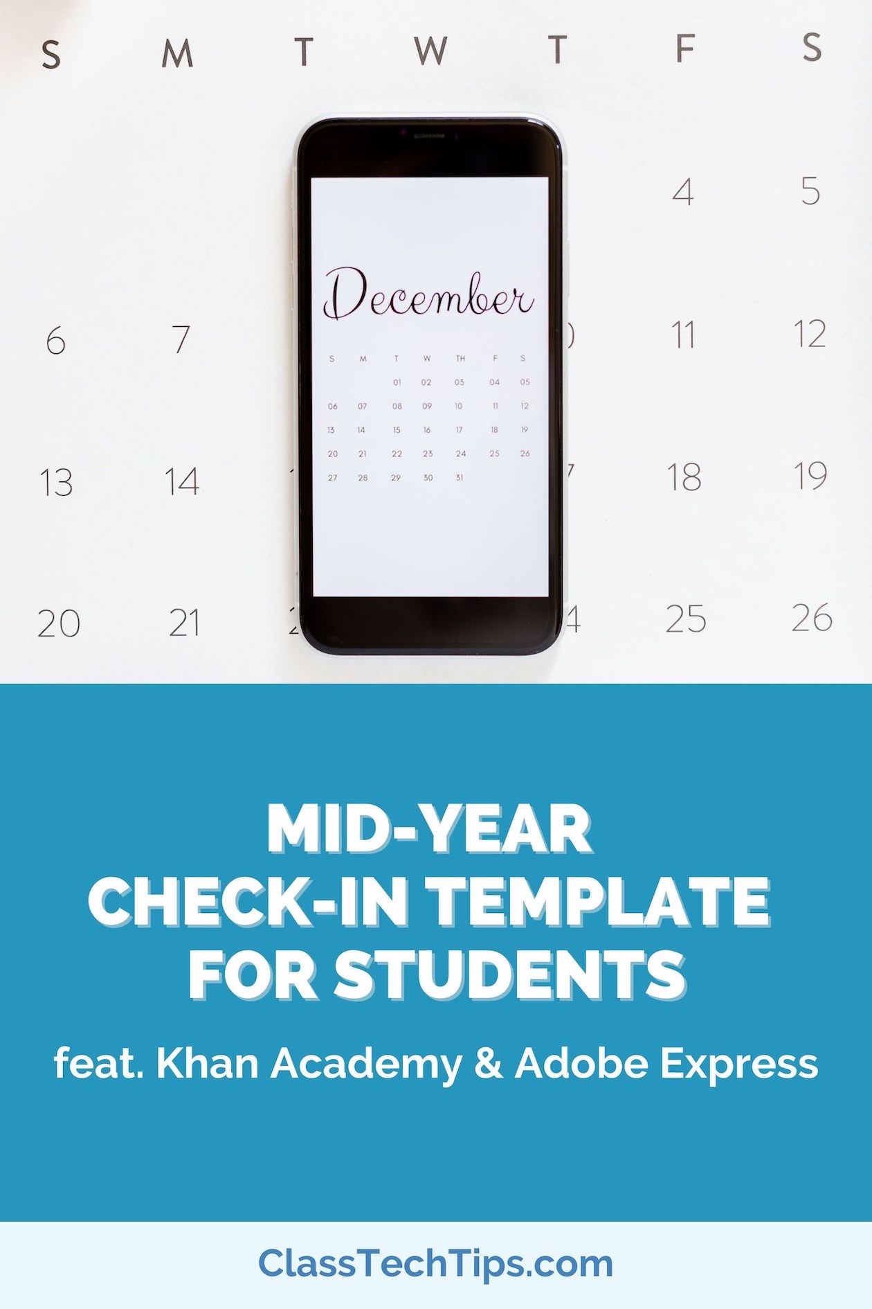 Mid-Year Check-In Template for Students