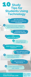 10 Study Tips for Students Using Technology - Class Tech Tips