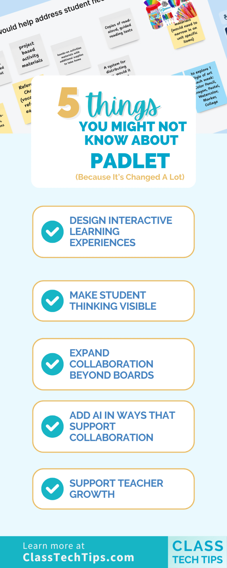 5 Things You Might Not Know About Padlet - Class Tech Tips